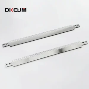 serrated blades 23