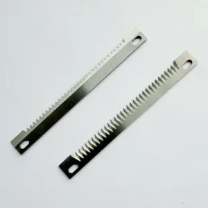 Custom Straight Serrated Industrial Blade | Plastic Bag Cutting Knife for Sealing Machine