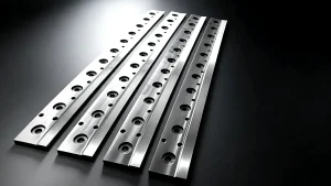 Packaging machine cross-cut blades in precision-ground tool steel